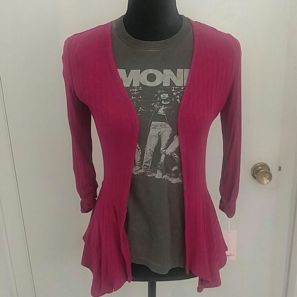 Candie's Drape Cardigan Sweater